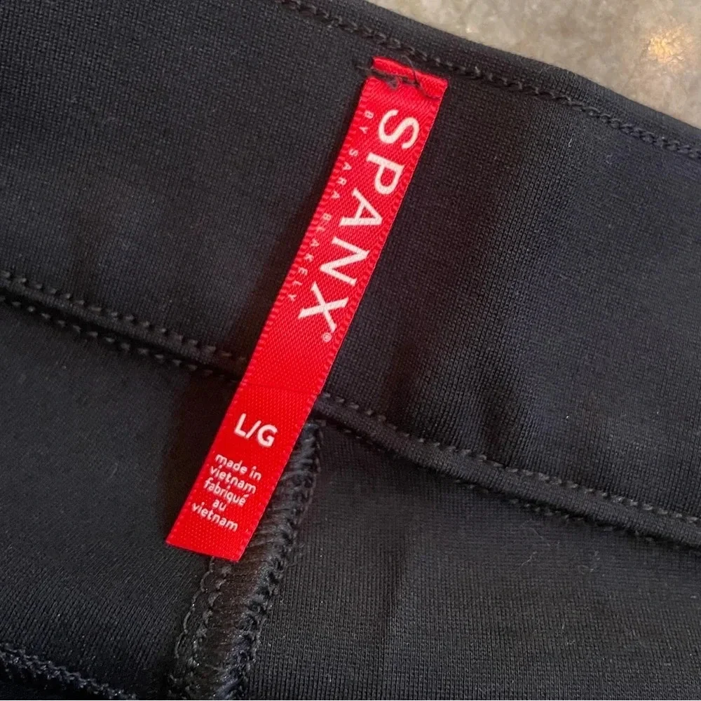 SPANX The Perfect Pant Ankle 4-Pocket Pants Black Size Large